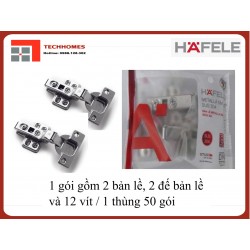 Bản lề Hafele DIY Inox 304 giảm chấn lọt lòng 315.07.115