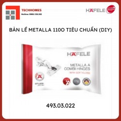 Bản lề Metalla SM giảm chấn trùm nữa(B) 493.03.022 kèm 2 đế