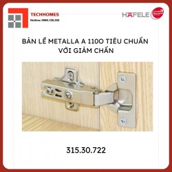 Bản Lề Trùm Nửa Metalla A 110º Giảm Chẩn Hafele 315.30.722