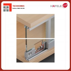 Bánh xe trượt, Häfele Slido F-Line14 25A, Lọt lòng, trượt vào và siết chặt 415.13.103 