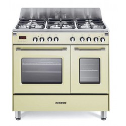 Bếp gas 5 vùng nấu kết hợp 2 lò nướng Rosières RGM95D2C