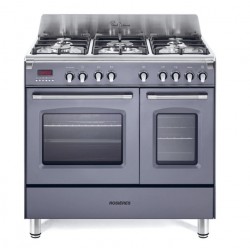 Bếp gas 5 vùng nấu kết hợp 2 lò nướng Rosières RGM95D2SG