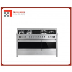 BẾP NẤU KÈM LÒ NƯỚNG CÓ MẶT BẾP GAS SMEG CLASSIC, 150CM