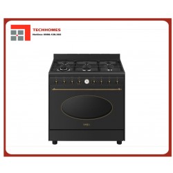 BẾP NẤU KÈM LÒ NƯỚNG CÓ MẶT BẾP GAS SMEG COLONIALE, 90CM