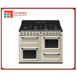 BẾP NẤU KÈM LÒ NƯỚNG CÓ MẶT BẾP GAS SMEG VICTORIA, 110CM VÀNG