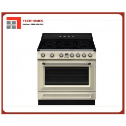 BẾP NẤU KÈM LÒ NƯỚNG CÓ MẶT BẾP TỪ 115L SMEG VICTORIA, 90CM VÀNG