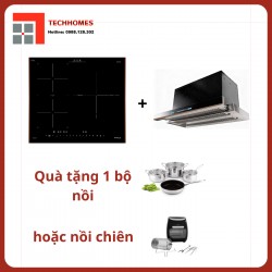 Bếp từ 3 vùng nấu 536.61.718 + Máy hút mùi 533.87.798