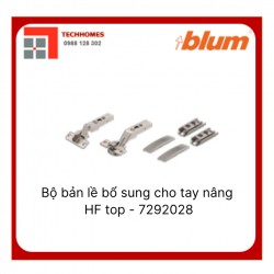 Bộ bản lề cho tay nâng Blum HF top cho cánh rộng >1.200mm 78Z5500T32 7292028