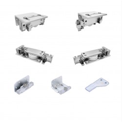 Bộ bánh xe treo cho cửa trượt trùm ngoài 2 cánh, 7302905