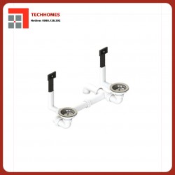 Bộ chất thải, Cho chậu rửa đôi Blanco Quatrus