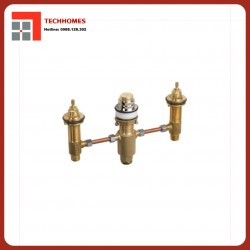 Bộ cơ bản, cho bồn tắm nóng lạnh gắn vành 3 lỗ