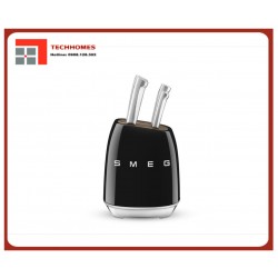 Bộ dao 6 món Smeg 50's Style KBSF02BL, Màu đen