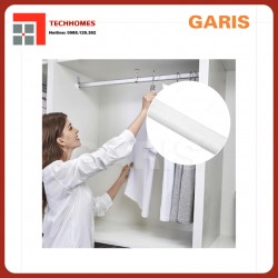 Bộ giá treo quần áo cố định màu nhôm mờ Garis GW26