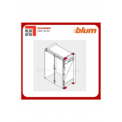 Bộ khớp nối REVEGO duo, ứng dụng lắp trên mặt bàn, độ dày ván tủ kỹ thuật 15-17mm, bên phải 802V760B.R3 - 2518689