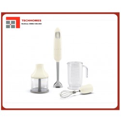 Bộ máy xay cầm tay Smeg 50's Style, SMF03CREU Full Color - Màu Kem