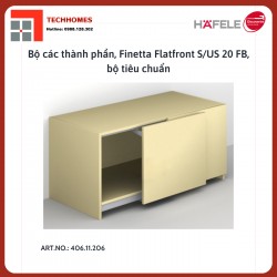 BỘ PHỤ KIỆN CỬA TRƯỢT FINETTA FLATFRONT S/US 20 FB 2200MM