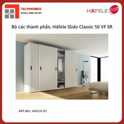 Bộ Phụ Kiện Cửa Trượt Tủ Slido Classic 50VFSR Hafele 400.51.121