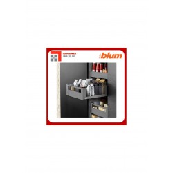 Bộ thành hộp LEGRABOX C free, thành kính, chiều cao 177 mm, 500 mm, màu xám 780C5002S  FA-01 - 1303508
