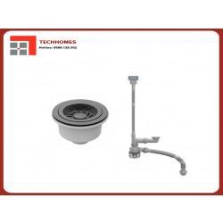 Bộ xả chậu 1 hộc Hafele 567.24.490 màu titan