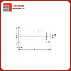 CHẶN CỬA, MÀU INOX MỜ 937.12.800