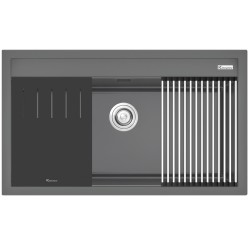 CHẬU RỬA BÁT KONOX GRANITE SINK TERRA 860S GREY
