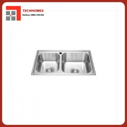 Chậu rửa đôi không cánh dự án MS2076EP