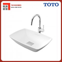 Chậu rửa mặt Lavabo TOTO đặt bàn PJS02WE#MW