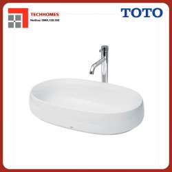 Chậu rửa mặt Lavabo TOTO đặt bàn PJS05WE#GW