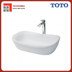 Chậu rửa mặt Lavabo TOTO đặt bàn PJS07WE#GW