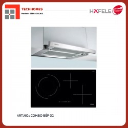 Combo thiết bị bếp Häfele  539.81.085	 Máy hút mùi âm tủ HH-TI90D 536.61.705 Bếp từ kết hợp điện 3 vùng nấu HC-M773D
