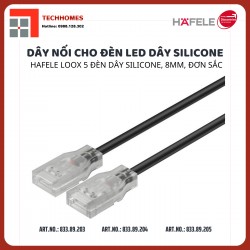 Dây nối, cho dải đèn LED silicon, đơn sắc, 8 mm, 833.89.204