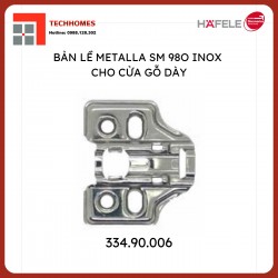 Đế Bản Lề Tủ Metalla SM 4 Lỗ Bắt Vít Hafele 334.90.006