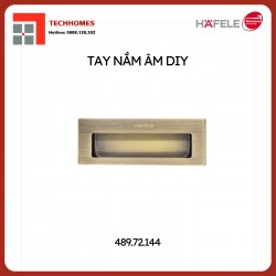 DIY Tay nắm âm 115x42mm – Màu đồng rêu Hafele 489.72.144