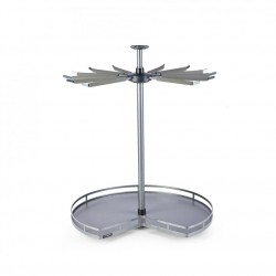 Giá kệ góc treo đồ 2 tầng xoay 360 độ VICKINI 18239.800 GRPR