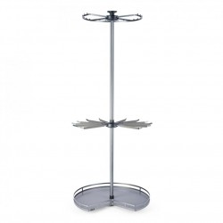Giá kệ góc treo đồ 3 tầng xoay 360 độ VICKINI 18209.800 GRPR