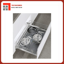 GIÁ XOONG NỒI NAN OVAL ÂM TỦ - GẮN CÁNH, RAY GIẢM CHẤN EPO6380VX