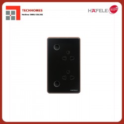 HSL WS01B Ổ cắm ZB US 16A Đen LN 820.71.006