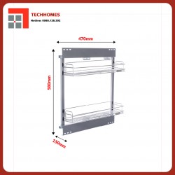 KỆ ĐỰNG CHAI LỌ TẨY RỬA XU.200S
