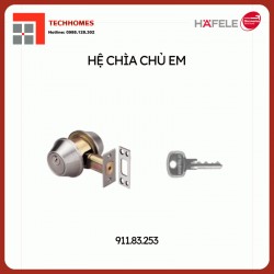 Khoá cóc 2 đầu chìa loại lớn Hafele 911.83.253