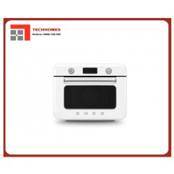 Lò nướng kèm hấp Smeg 50's Style Trắng, Bóng