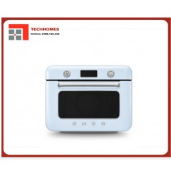 Lò nướng kèm hấp Smeg 50's Style Xanh Dương Pastel, Bóng