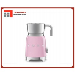 Máy đánh sữa tạo bọt Smeg 50's Style MFFF11CR, màu hồng, bóng