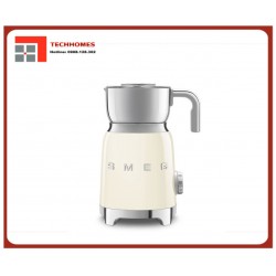 Máy đánh sữa tạo bọt Smeg 50's Style MFFF11CR, màu kem, bóng