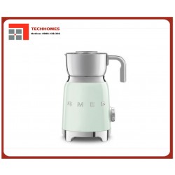Máy đánh sữa tạo bọt Smeg 50's Style MFFF11CR, màu xanh lá pastel, bóng