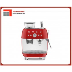 Máy pha cà phê có tích hợp máy xay Smeg 50's Style EGF03RD, màu đỏ