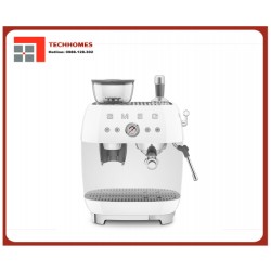 Máy pha cà phê có tích hợp máy xay Smeg 50's Style EGF03WH, màu trắng