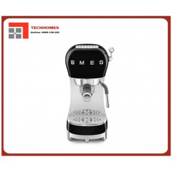 Máy pha cà phê Smeg 50's Style ECF02BL, vòi đánh sữa tích hợp, màu đen