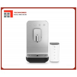 Máy pha cà phê tự động Smeg có bình chứa sữa Đen