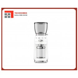 Máy xay cà phê Smeg 50's Style CGF11WH, màu trắng