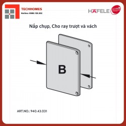 NẮP CHE CUỐI HAFELE CHIỀU RỘNG 44MM 940.43.031 